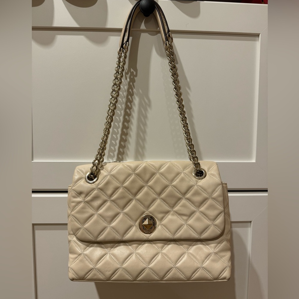 Kate Spade Leather Ivory Handbag